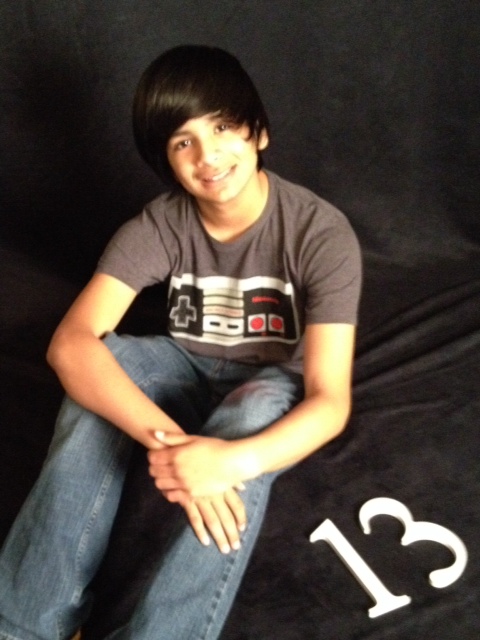 Ernie Castaneda Bullions grandson, Nicholas Bullion